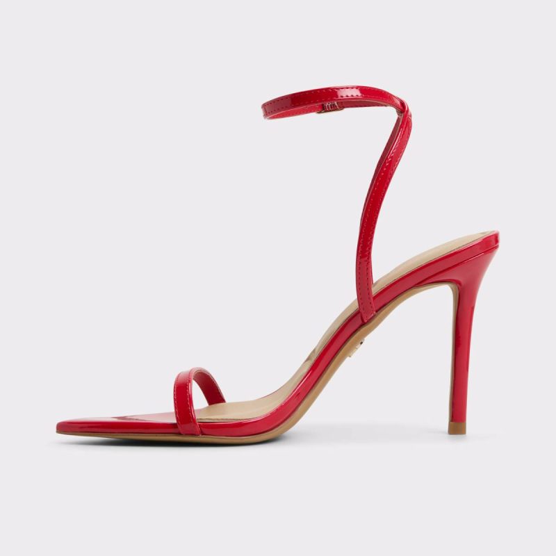 Heels Aldo Women Medium Red Tulipa Medium Red Women's Strappy Sandals - Image 3