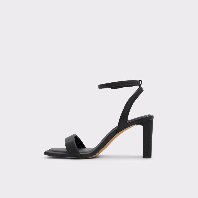 Heels Aurorai Black Women's Strappy Sandals Aldo Women Black - Image 3