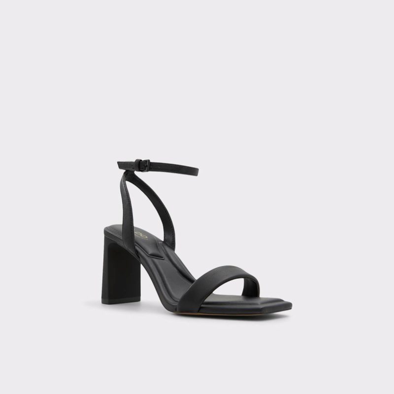 Heels Aurorai Black Women's Strappy Sandals Aldo Women Black - Image 4