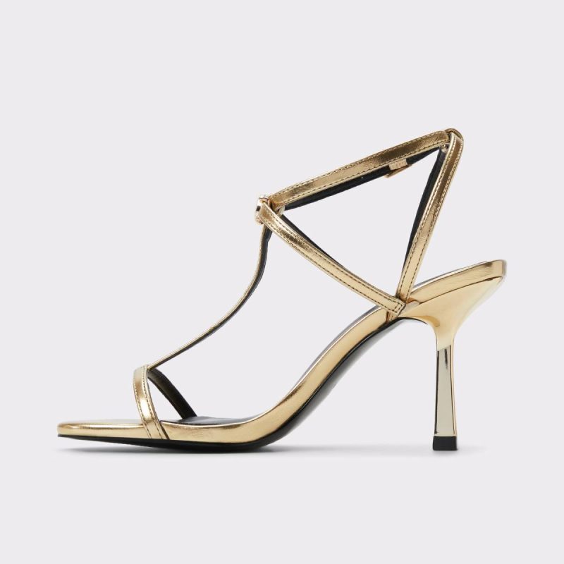 Heels Cecille Gold Women's Heeled Sandals Women Gold Aldo - Image 3