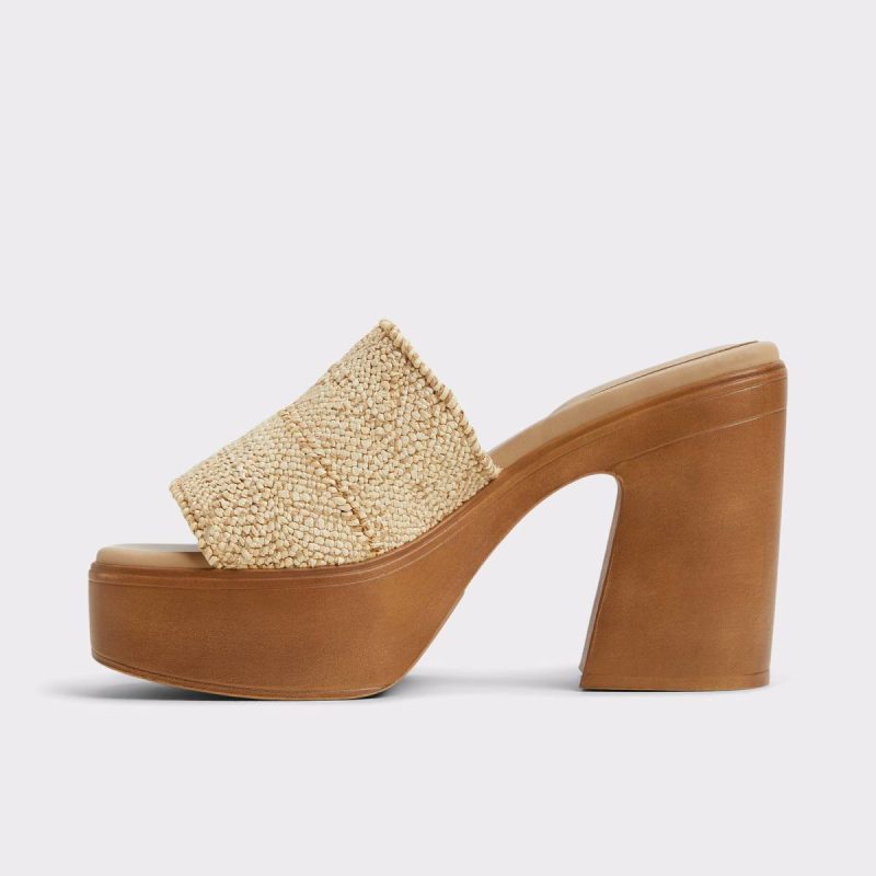 Heels Maysee Natural Women's Platform Sandals Aldo Women Natural - Image 3
