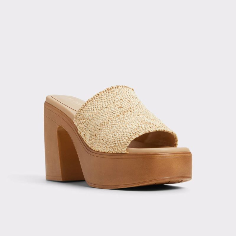 Heels Maysee Natural Women's Platform Sandals Aldo Women Natural - Image 4