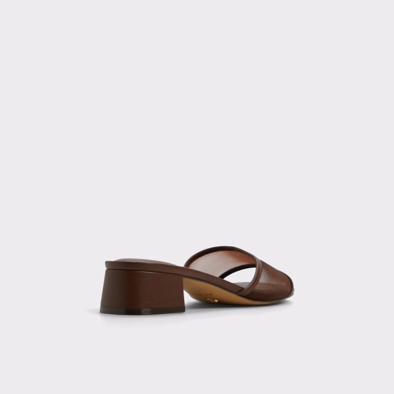 Heels Medium Brown Rosamund Medium Brown Women's Block Heels Aldo Women - Image 3