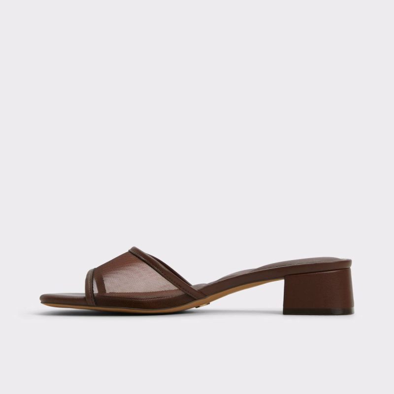 Heels Medium Brown Rosamund Medium Brown Women's Block Heels Aldo Women - Image 4