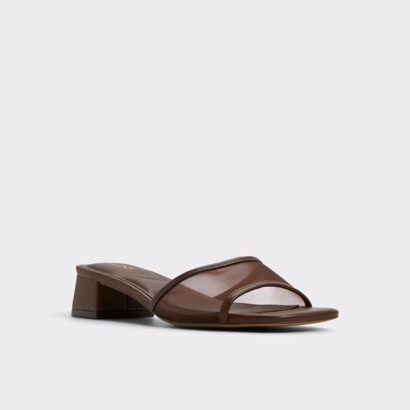 Heels Medium Brown Rosamund Medium Brown Women's Block Heels Aldo Women - Image 5