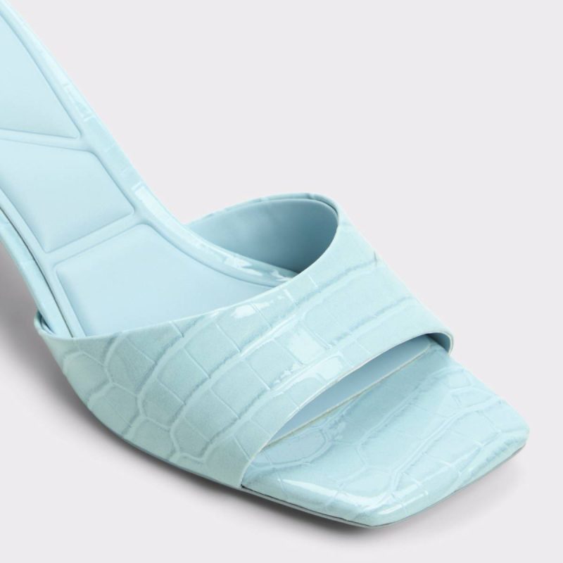 Heels Pastel Blue Women Aldo Enchanting-Xt Pastel Blue Women's Heeled Mules - Image 5
