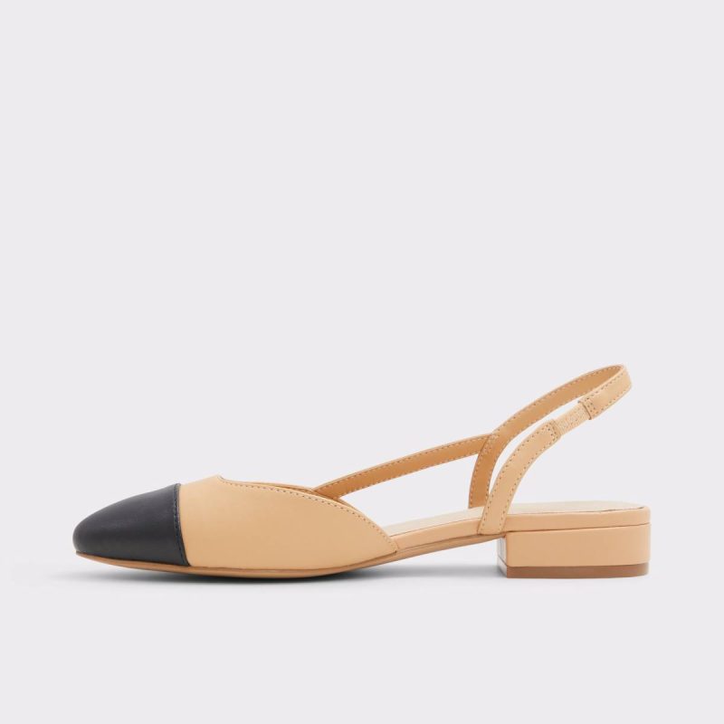 Heels Women Aldo Clementinne Other Dark Beige Synthetic Smooth Women's Ballet Flats Other Dark Beige Synthetic Smooth - Image 3