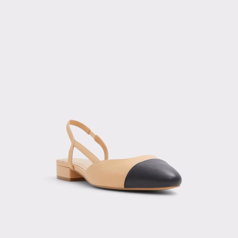 Heels Women Aldo Clementinne Other Dark Beige Synthetic Smooth Women's Ballet Flats Other Dark Beige Synthetic Smooth - Image 4