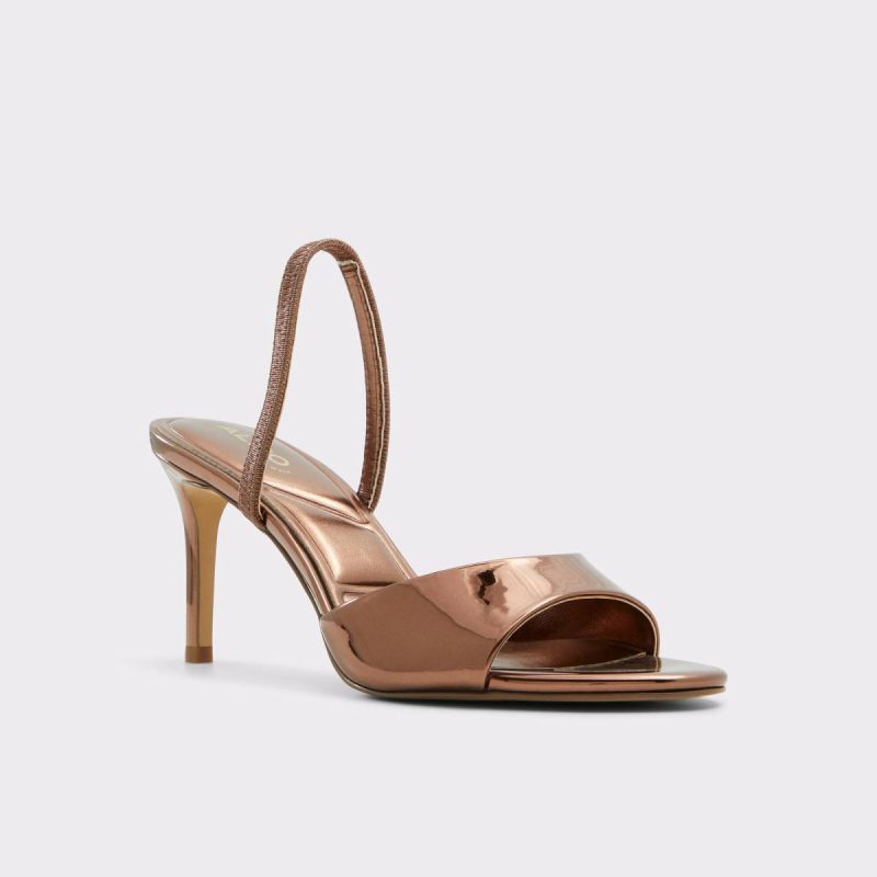 Heels Women Bronze Aitana Bronze Women's Heeled Sandals Aldo - Image 4