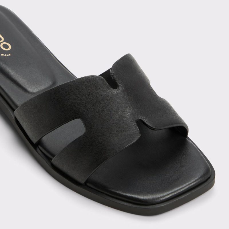 Itsandal Black Women's Flat Sandals Sandals Women Black Aldo - Image 5