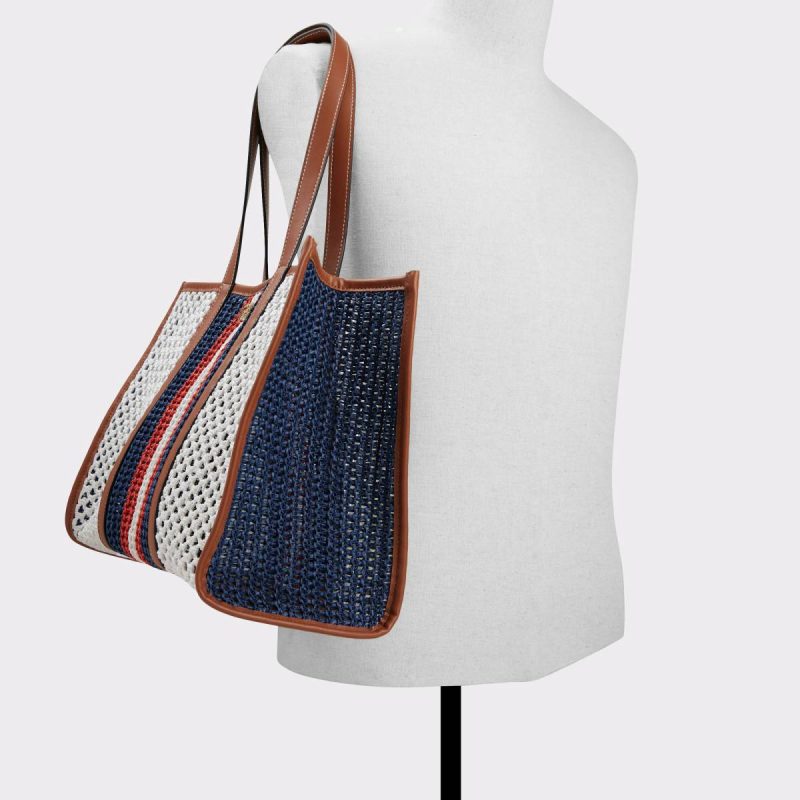 Janissyx Navy Overflow Women's Tote & Satchel Bags Tote & Satchel Bags Women Aldo Navy Overflow - Image 4