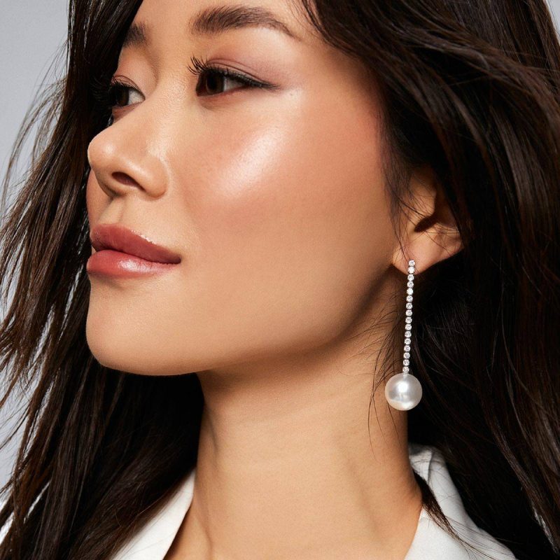 Jaylene Silver/Clear Multi Women's Earrings Jewelry Aldo Women Silver/Clear Multi - Image 3