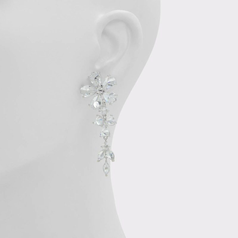 Jewelry Aldo Silver/Clear Multi Florerance Silver/Clear Multi Women's Earrings Women - Image 2