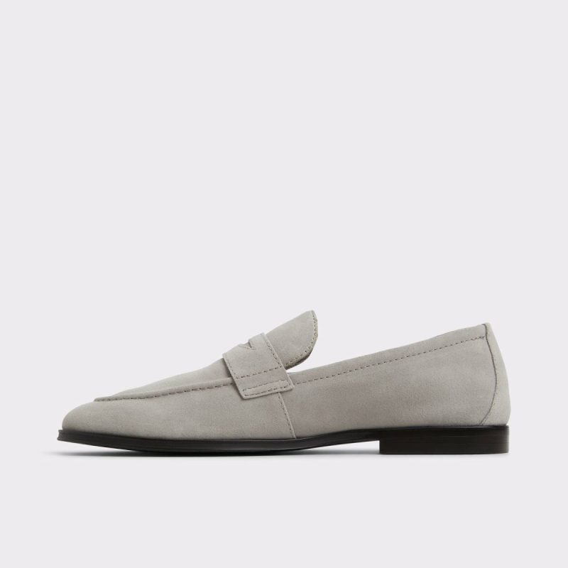 Journey Light Grey Men's Dress Shoes Light Grey Men Loafers & Slip-Ons Aldo - Image 4