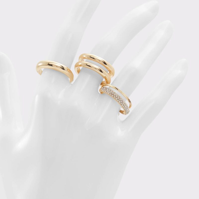 Kaemeth Gold/Clear Multi Women's Rings Aldo Women Jewelry Gold/Clear Multi - Image 2