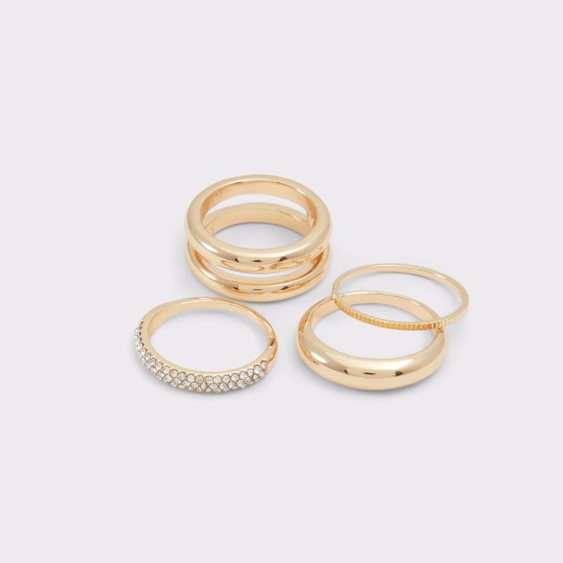 Kaemeth Gold/Clear Multi Women's Rings Aldo Women Jewelry Gold/Clear Multi