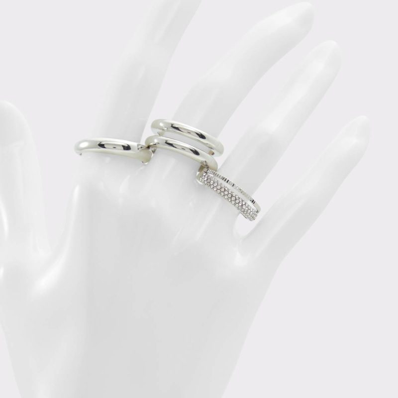 Kaemeth Silver/Clear Multi Women's Rings Aldo Silver/Clear Multi Jewelry Women - Image 2