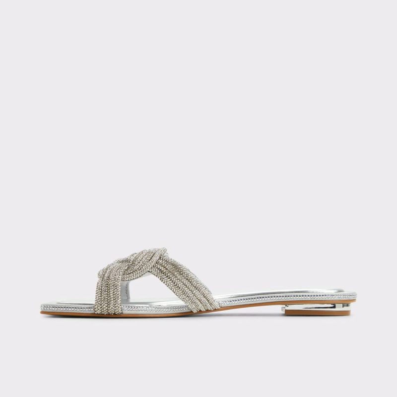 Karlina Silver Women's Metallics Aldo Silver Women Sandals - Image 3