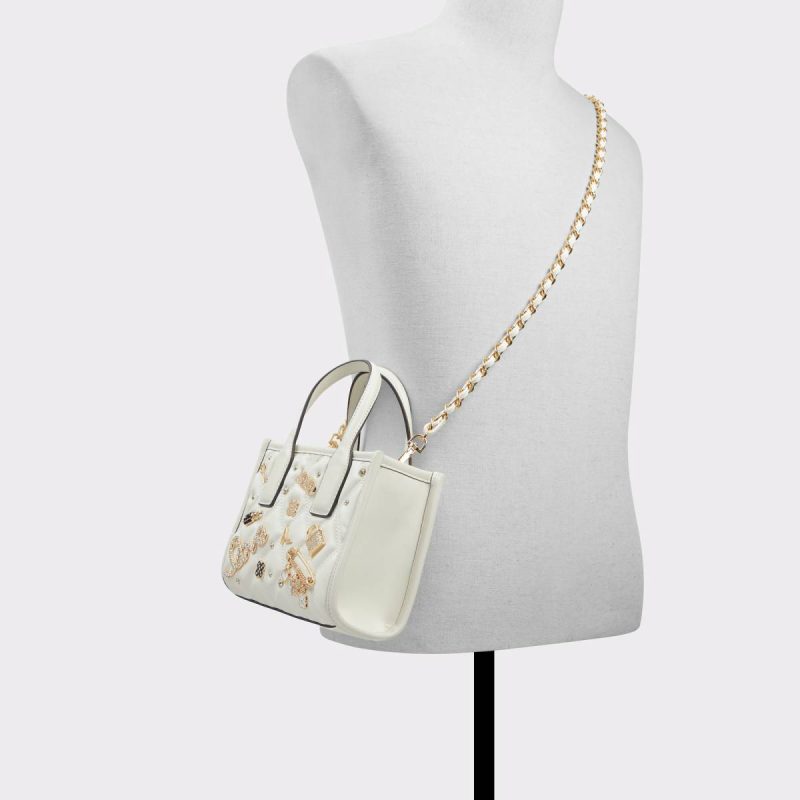 Keylaniix Black/White Women's Tote & Satchel Bags Tote & Satchel Bags Aldo Black/White Women - Image 5