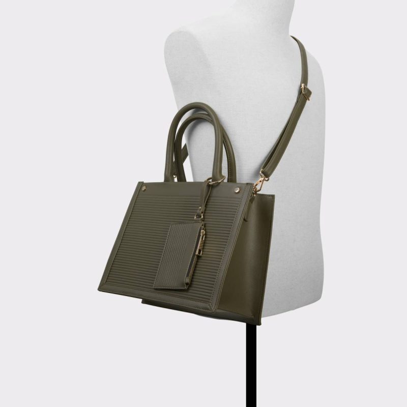 Khaki Top Handle Bags Women Aldo Daspiasx Khaki Women's Tote & Satchel Bags - Image 5