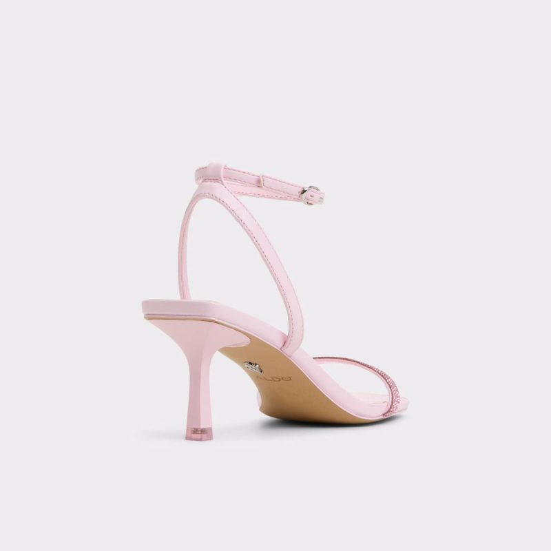 Kirri Light Pink Women's Strappy Sandals Aldo Women Heels Light Pink - Image 3