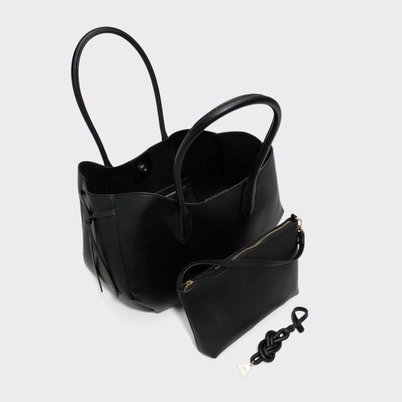 Kkorinnex Black Overflow Women's Tote & Satchel Bags Black Overflow Tote & Satchel Bags Aldo Women - Image 3