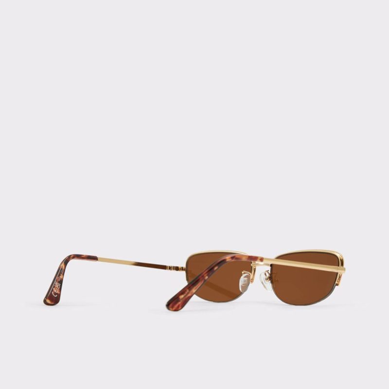 Lexara Gold Women's Square Sunglasses Women Aldo Gold - Image 3