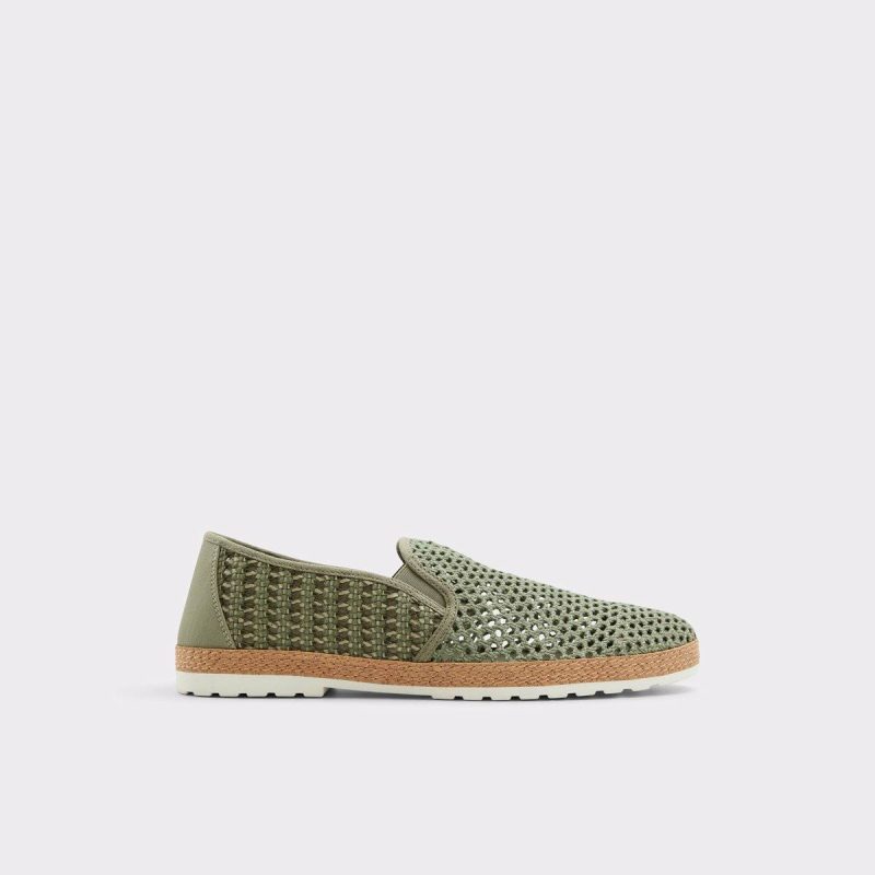 Light Green Loafers & Slip-Ons Aldo Kianou Light Green Men's Espadrilles Men
