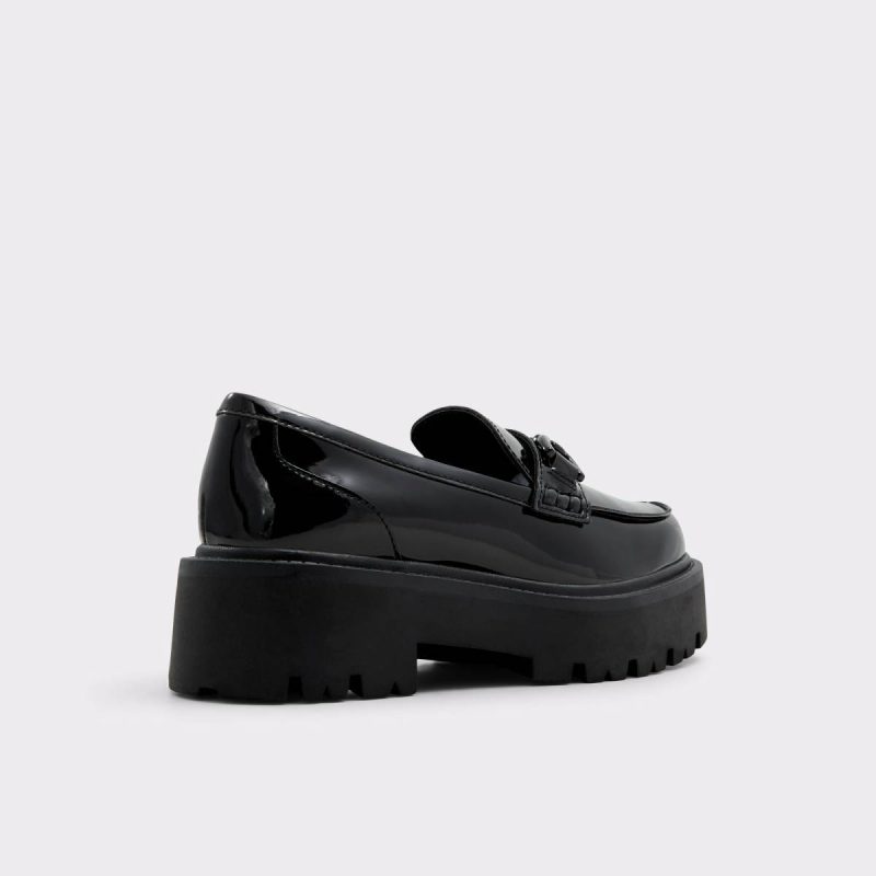 Loafers & Oxfords Oneameth Black Synthetic Patent Women's Loafers & Oxfords Women Aldo Black Synthetic Patent - Image 3