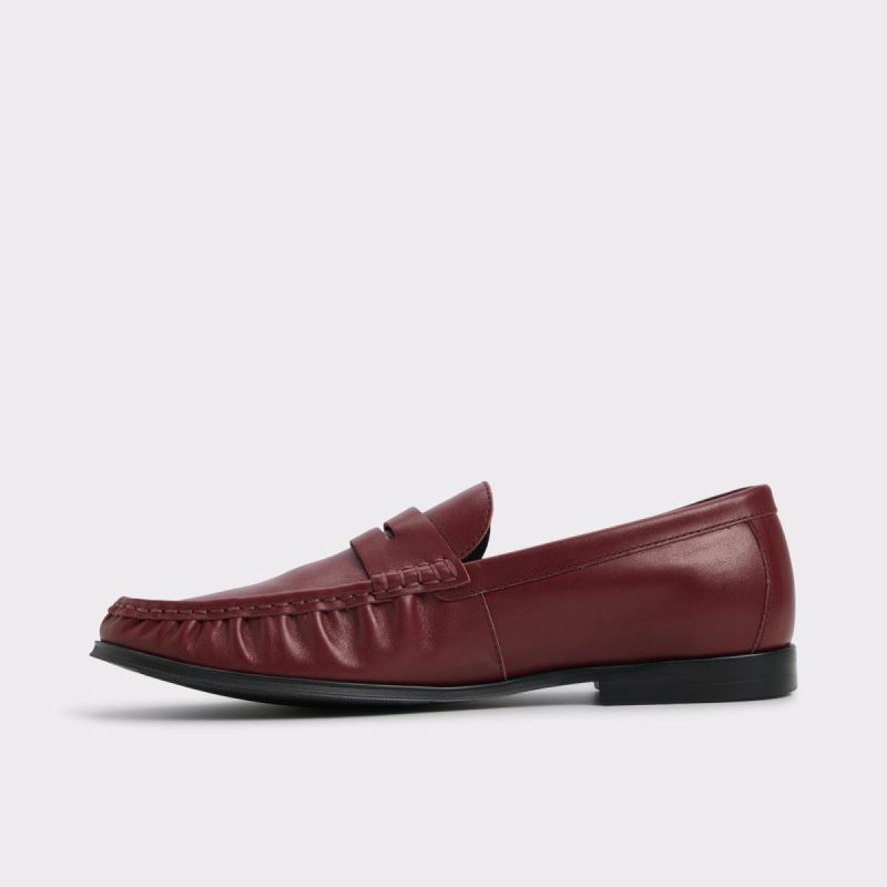 Loafers & Slip-Ons Aldo Speakeasy Burgundy Men's Dress Shoes Men Burgundy - Image 3