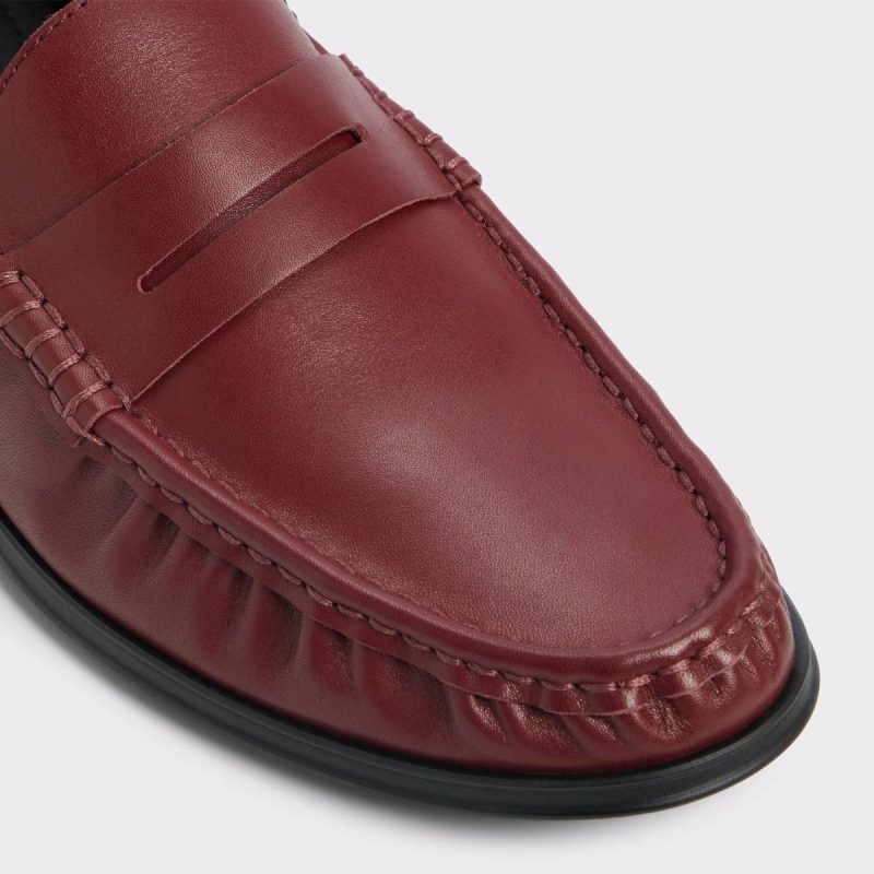 Loafers & Slip-Ons Aldo Speakeasy Burgundy Men's Dress Shoes Men Burgundy - Image 5