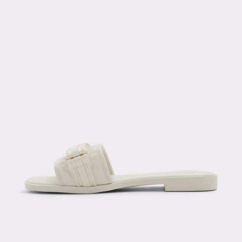Mana White/Bone Women's Flat Sandals Women White/Bone Sandals Aldo - Image 3
