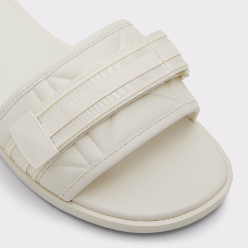 Mana White/Bone Women's Flat Sandals Women White/Bone Sandals Aldo - Image 5