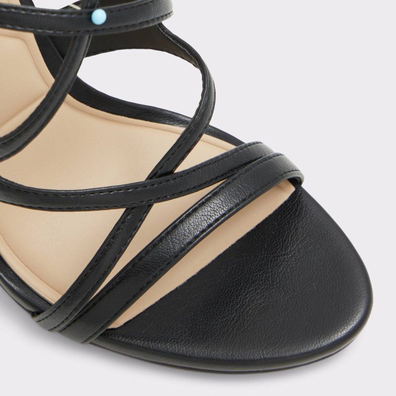 Marylou Black Women's Strappy Sandals Aldo Women Black Sandals - Image 5