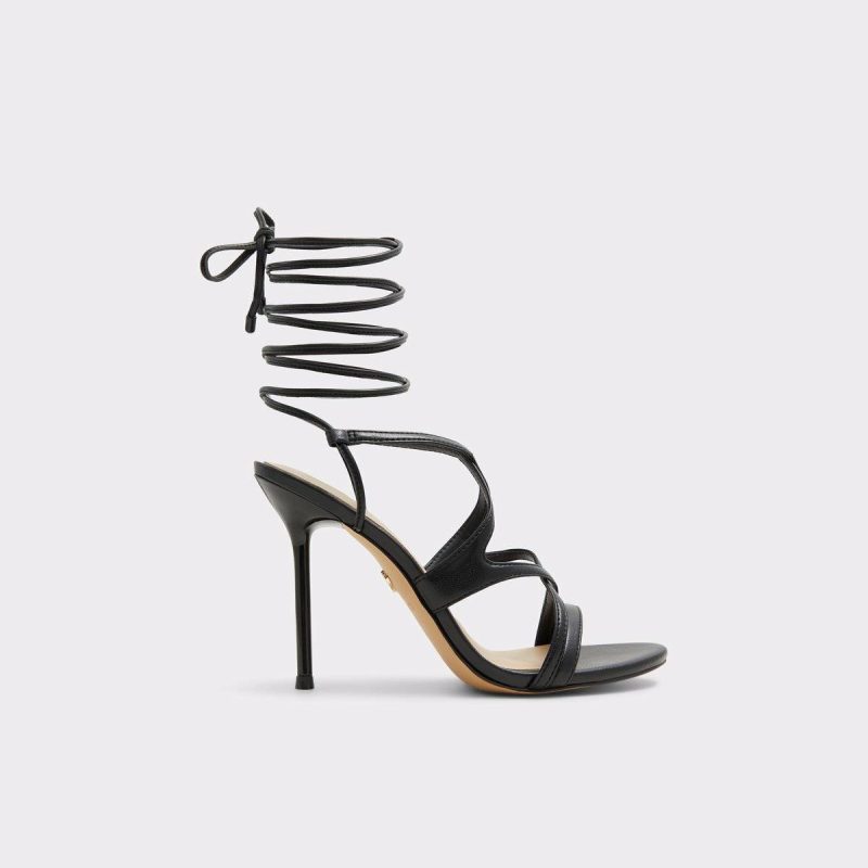 Marylou Black Women's Strappy Sandals Aldo Women Black Sandals