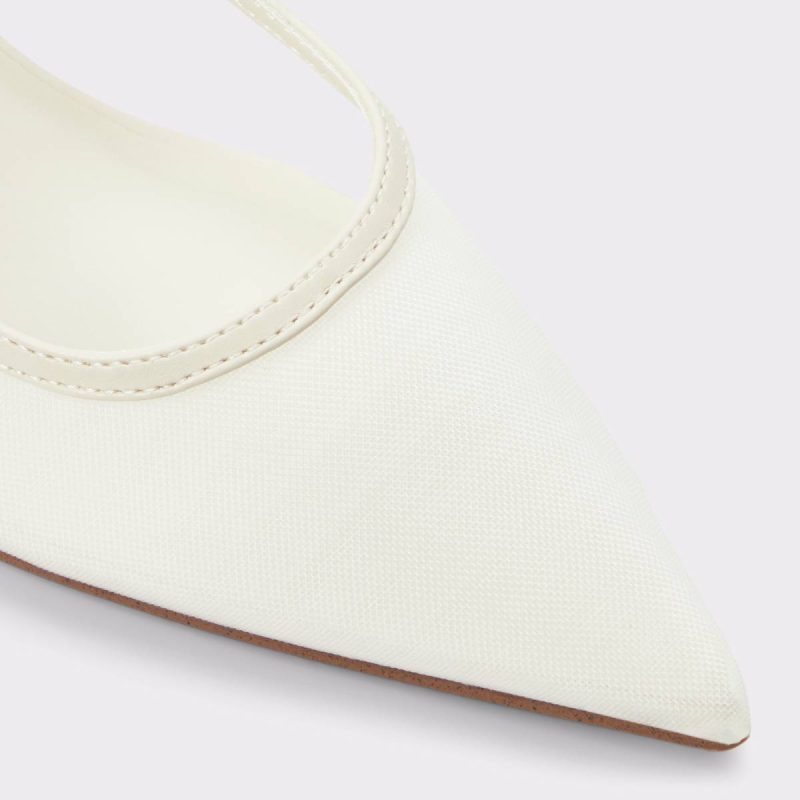 Maxina Cream Women's Kitten Heels Cream Aldo Heels Women - Image 5