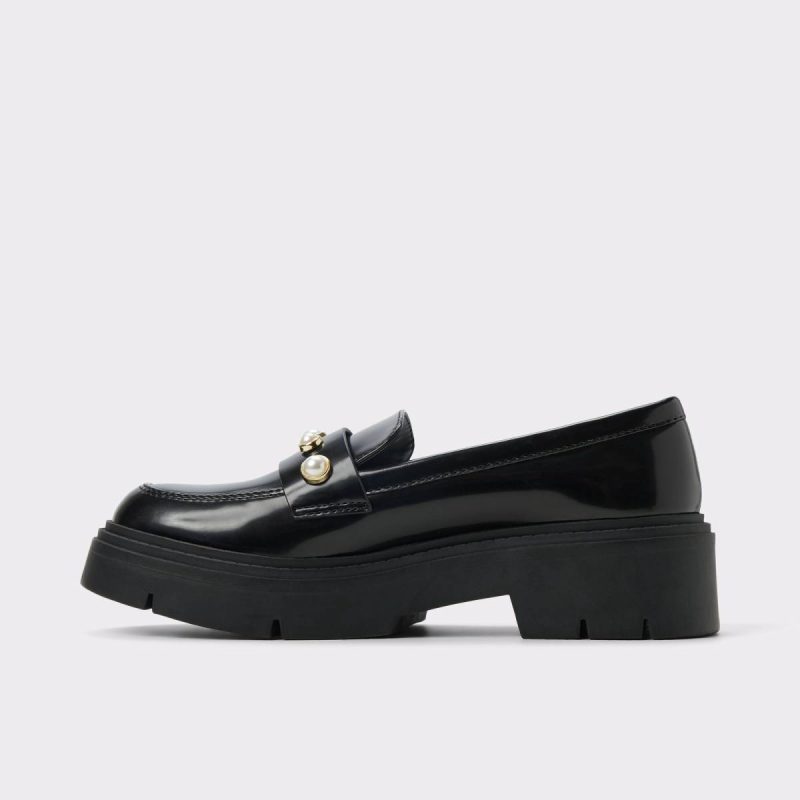 Mazeypearl Black Women's Loafers & Oxfords Aldo Women Black Loafers & Oxfords - Image 3