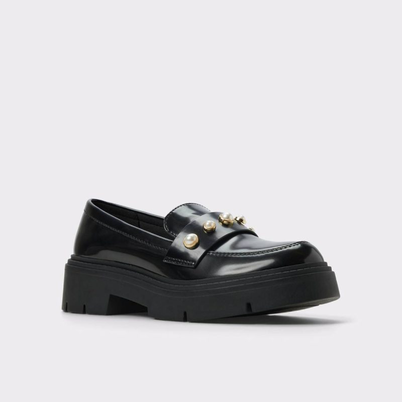 Mazeypearl Black Women's Loafers & Oxfords Aldo Women Black Loafers & Oxfords - Image 4