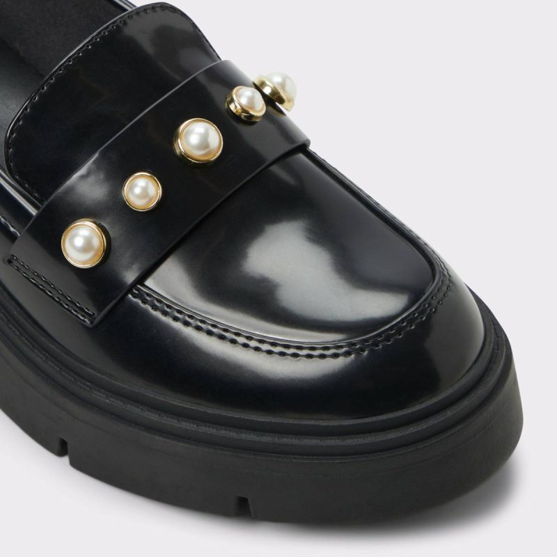 Mazeypearl Black Women's Loafers & Oxfords Aldo Women Black Loafers & Oxfords - Image 5