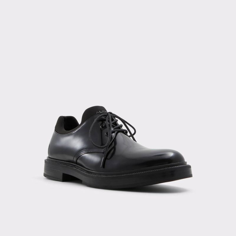 Men Aldo Black Oxfords & Lace-Ups Barlow Black Men's Oxfords & Lace-Ups - Image 4
