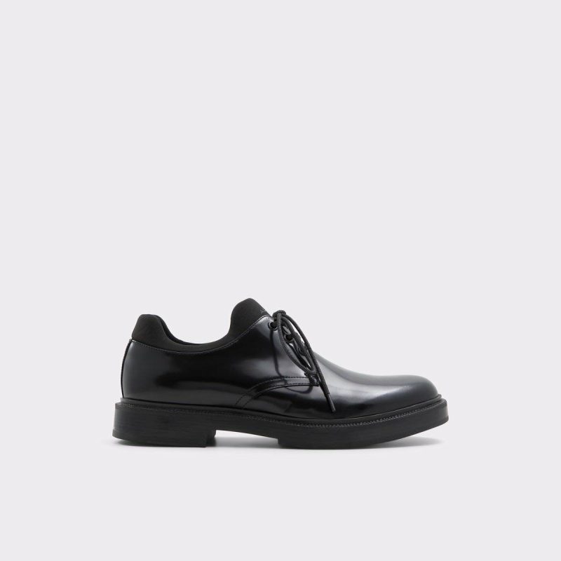 Men Aldo Black Oxfords & Lace-Ups Barlow Black Men's Oxfords & Lace-Ups