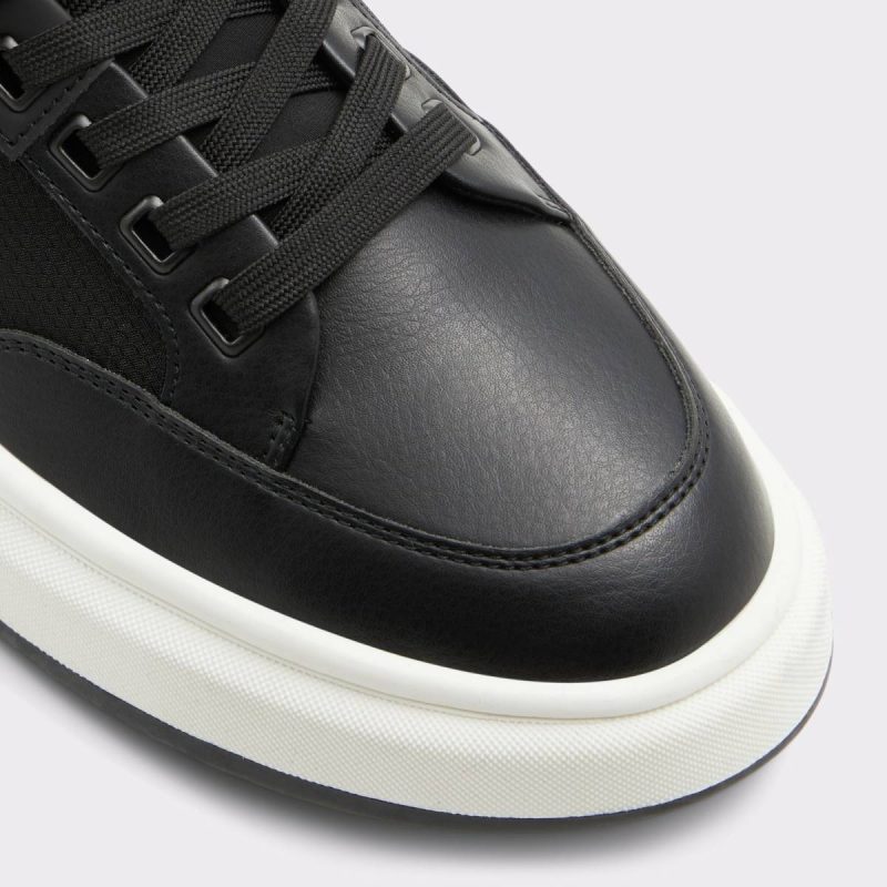 Men Aldo Hyperspec Black Men's Low Top Black Sneakers - Image 5
