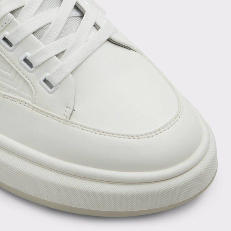 Men Aldo Hyperspec White Men's Low Top Sneakers White - Image 5