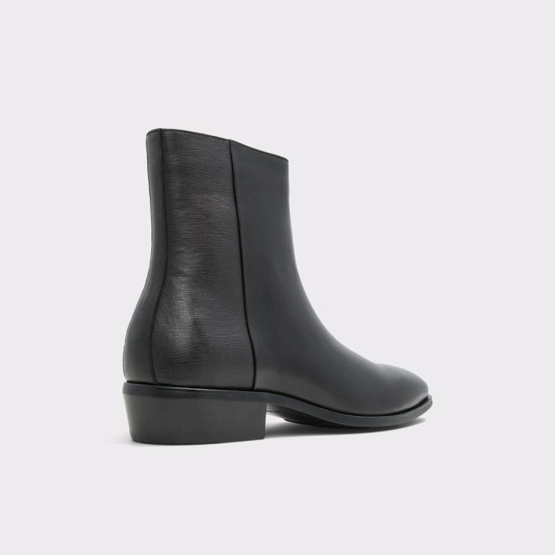 Men Aldo Open Black Amur Open Black Men's Dress Boots Boots - Image 3