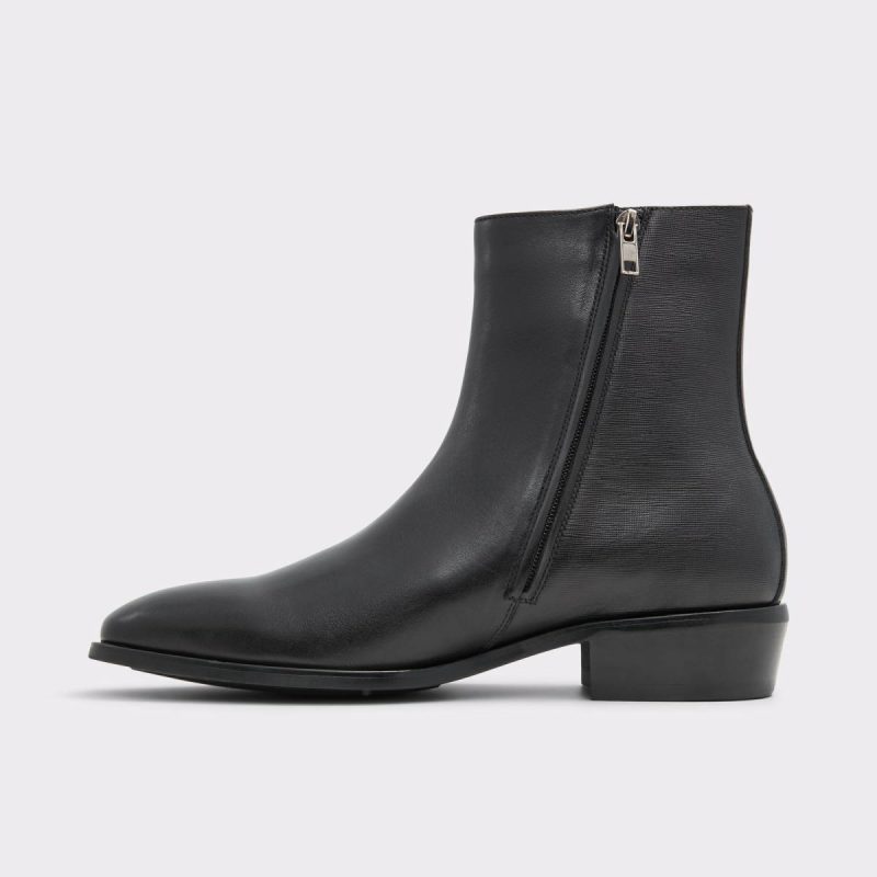 Men Aldo Open Black Amur Open Black Men's Dress Boots Boots - Image 4