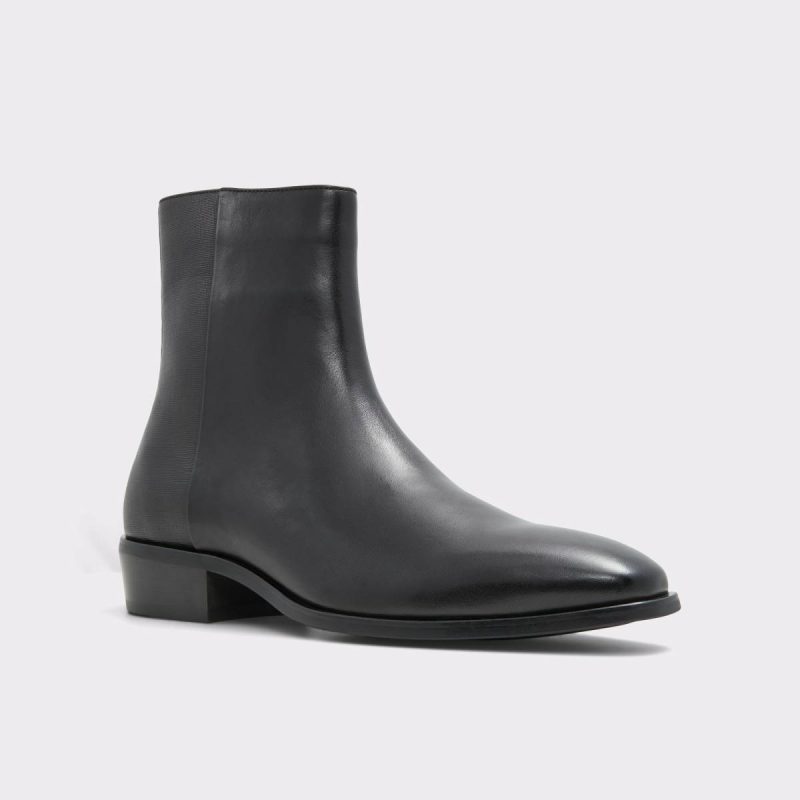 Men Aldo Open Black Amur Open Black Men's Dress Boots Boots - Image 5