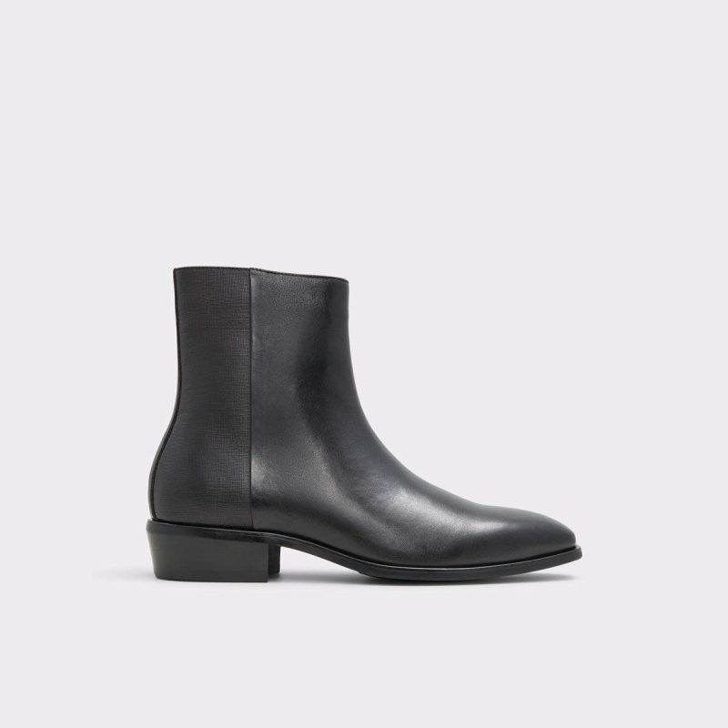 Men Aldo Open Black Amur Open Black Men's Dress Boots Boots