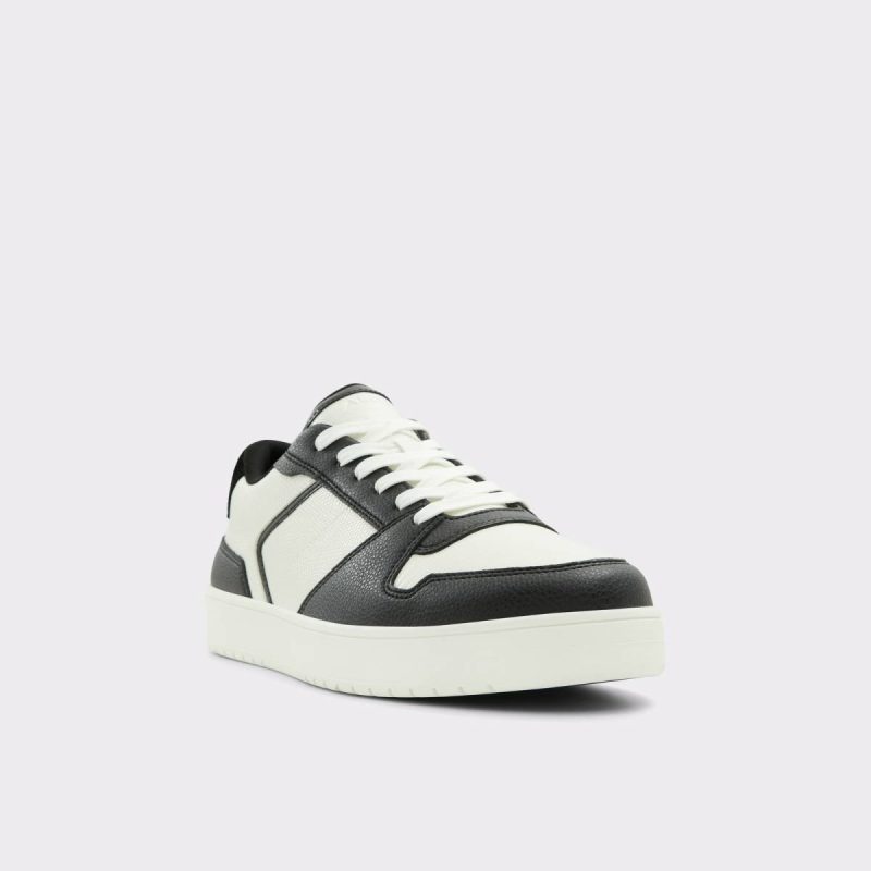 Men Aldo Sneakers Black/White Zethan Black/White Men's Low Top - Image 4