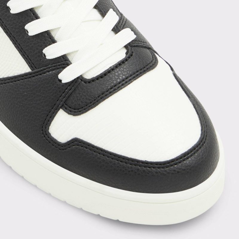 Men Aldo Sneakers Black/White Zethan Black/White Men's Low Top - Image 5