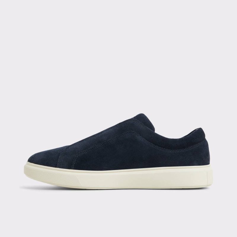 Men Aldo Sneakers Navy Abbott Navy Men's Slip-Ons - Image 3